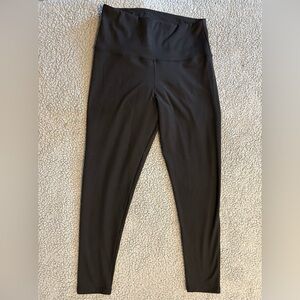 Felina Black High Waist Leggings Size Large Athletic Yoga Workout Pants